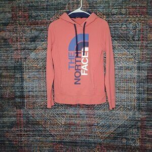 The North Face womens pink an blue fleece lined hoodie S